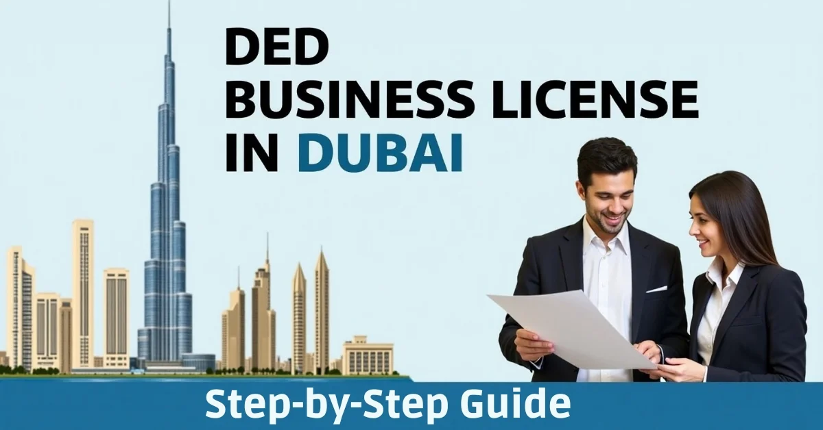 Image of the DED business license in the Dubai step-by-step guide.