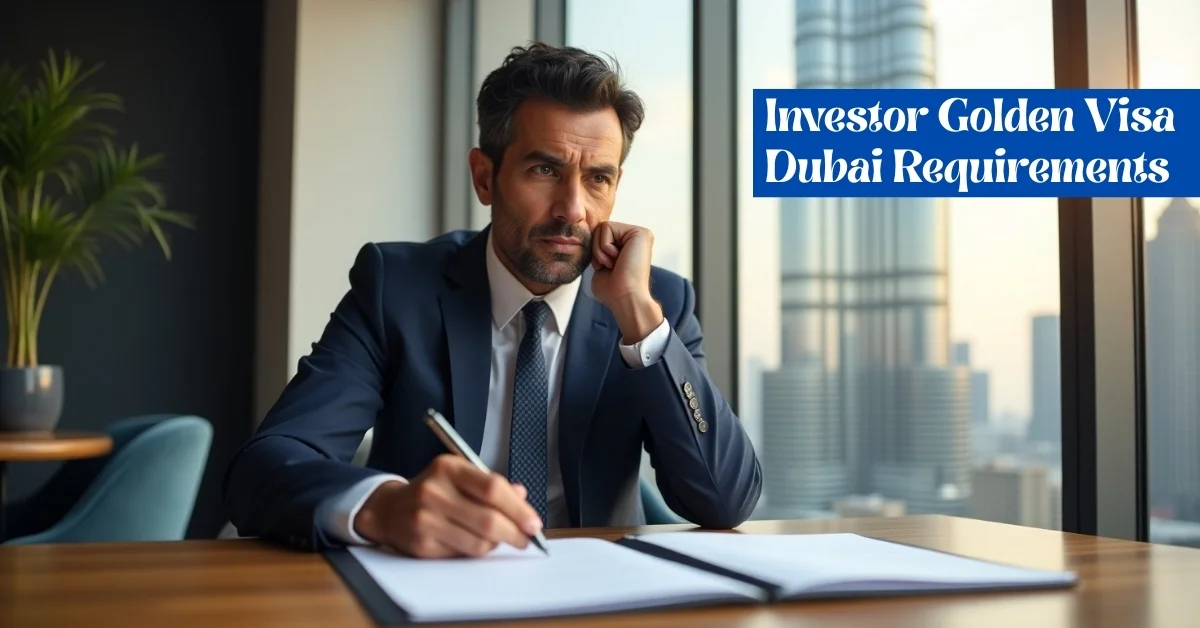 Image of Investor Golden Visa Dubai Requirements