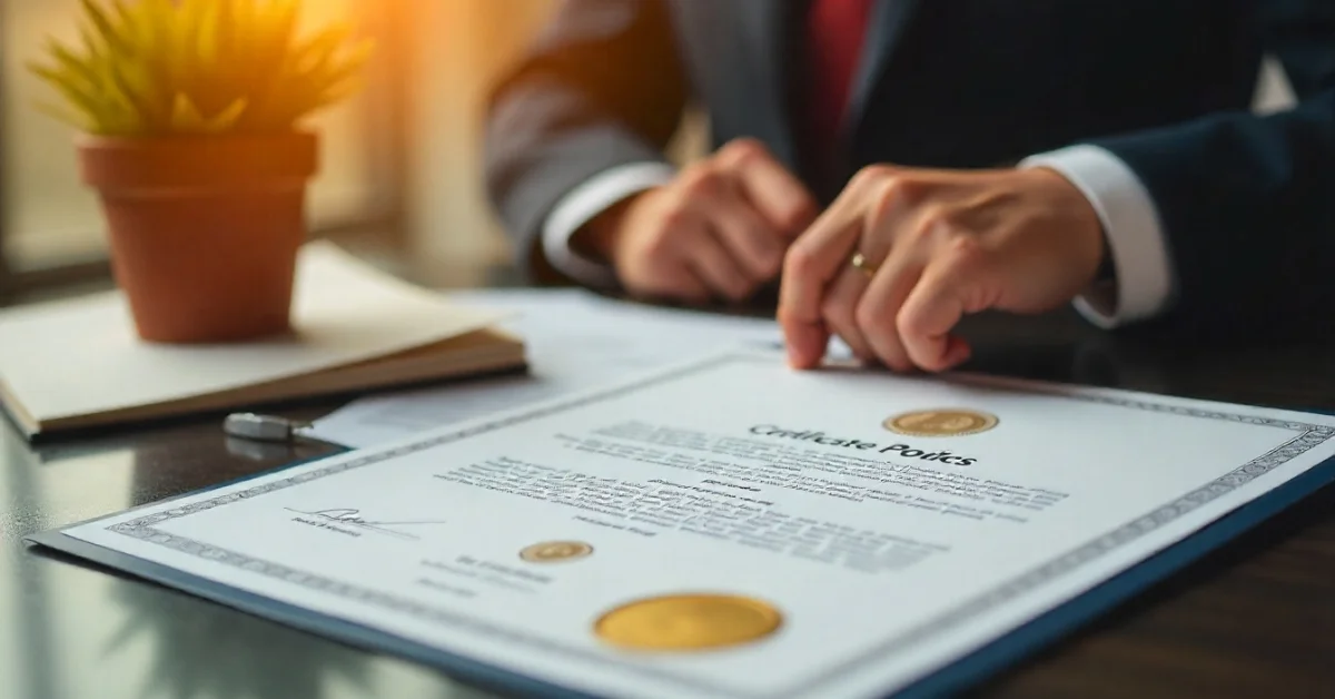 Image of Certificate of Incorporation in UAE benefits.