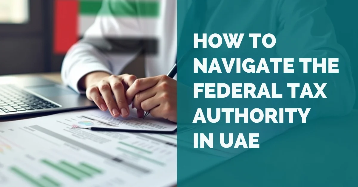 Image of business consultants in Dubai reviewing documents for Tax Registration Number (TRN) application on FTA portal.