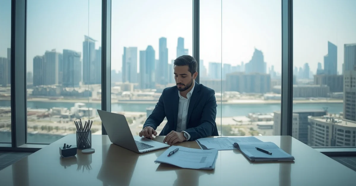 Image of the sole proprietorship registration process in UAE for small business owners.