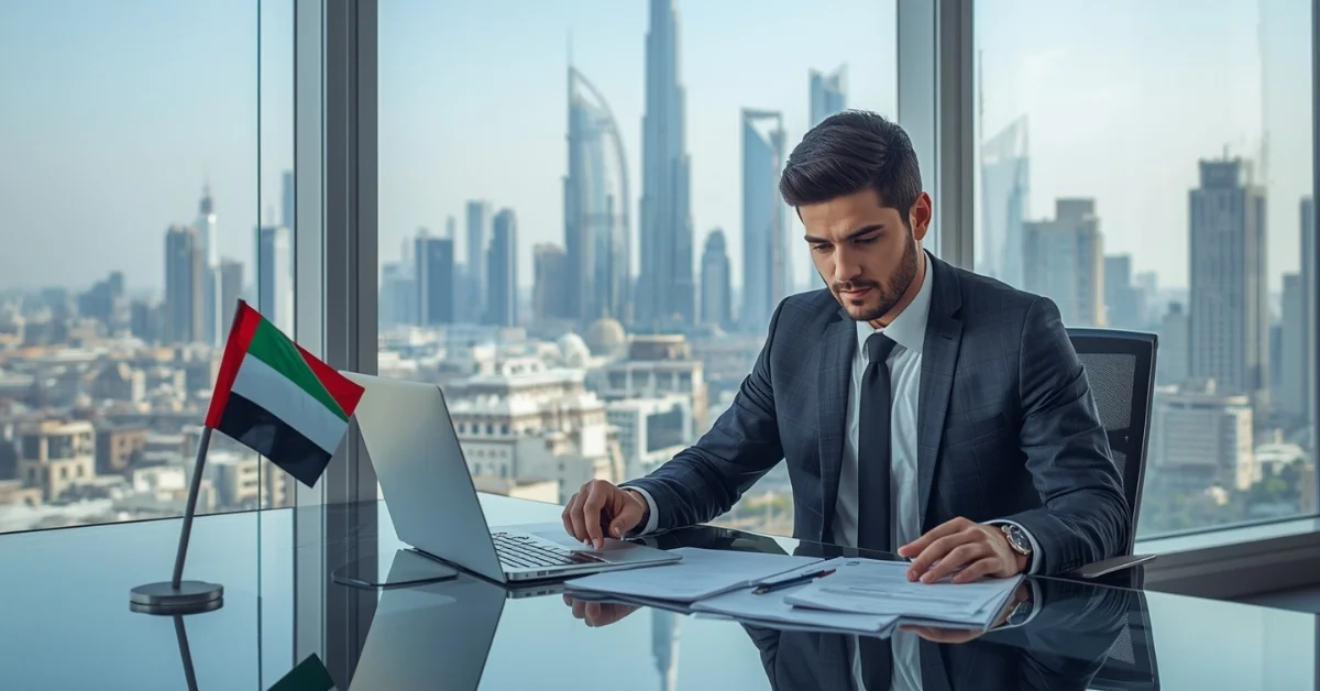 Image of who is eligible for UAE residency through business formation and company setup.