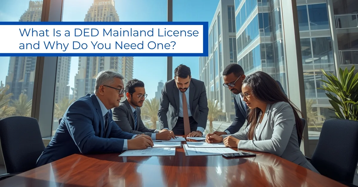 Image of DED Mainland License in Dubai for business setup and mainland company formation