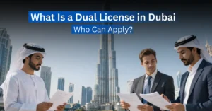 Dual license in Dubai allowing businesses to operate in both free zone and mainland under one license
