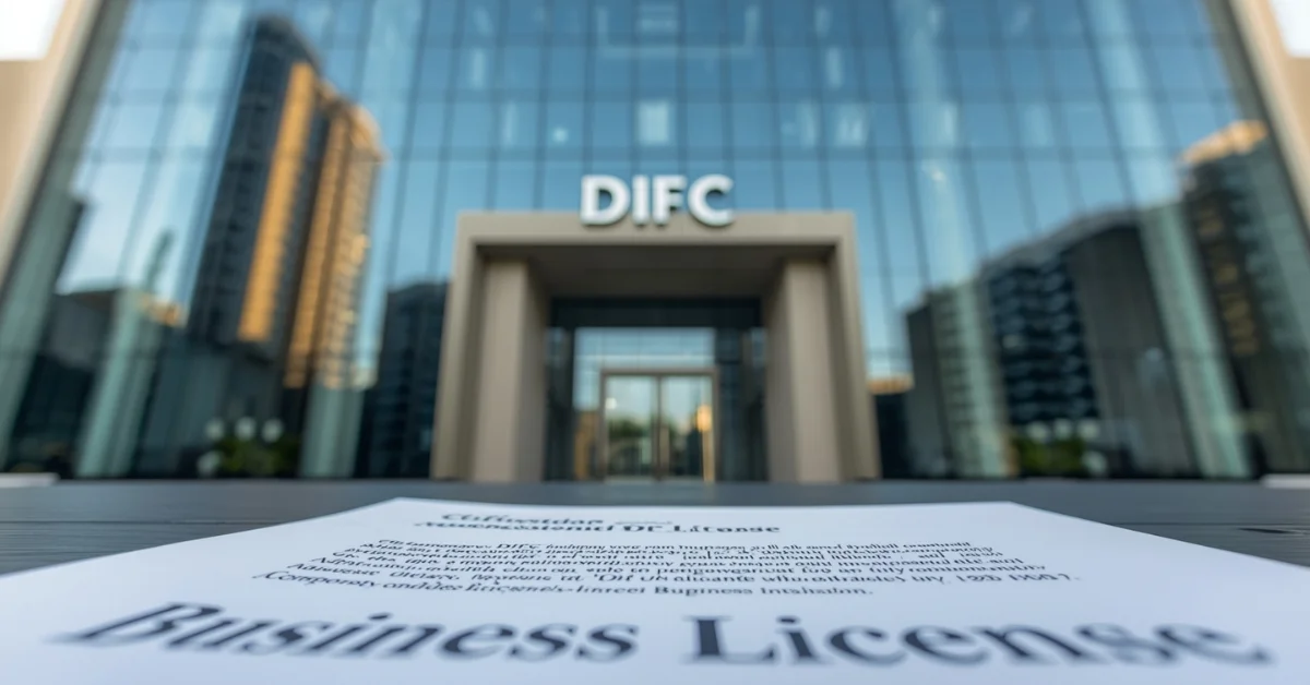 Clear view of DIFC Gate Building in Dubai representing DIFC license in Dubai and business registration
