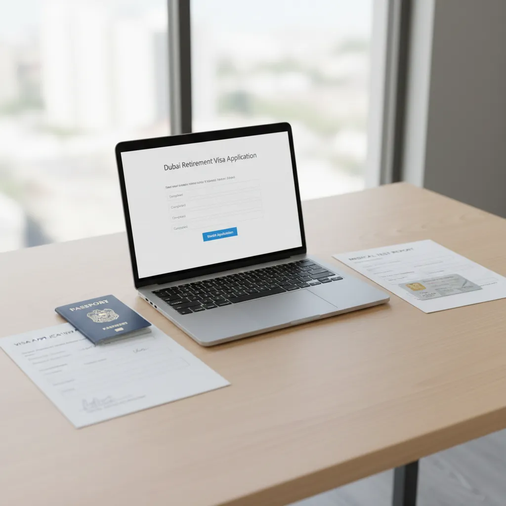 Step by step process to apply for Retirement Visa in Dubai