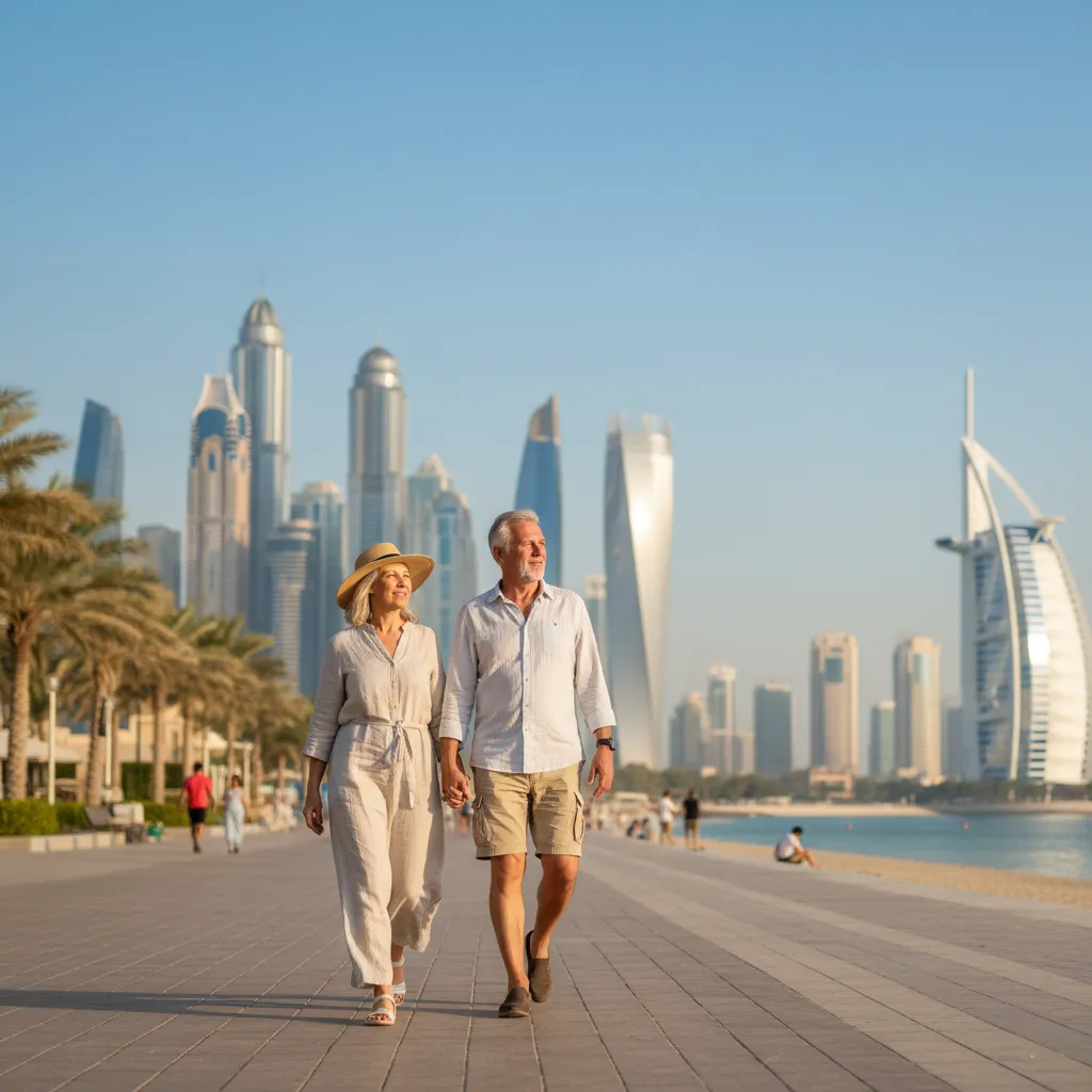 Benefits of retiring in Dubai including lifestyle healthcare and long term residency