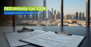 DED Activity List 2026 guide for choosing the right business license in Dubai