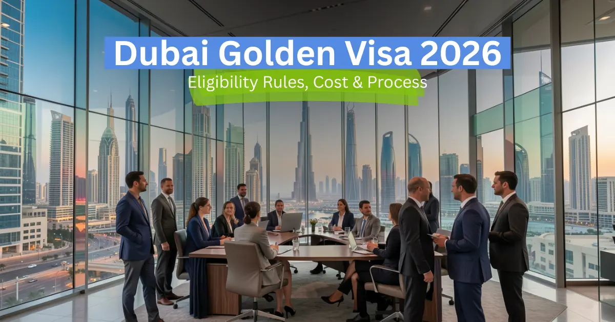 Dubai Golden Visa 2026 long-term residency program for investors, entrepreneurs, professionals, and families