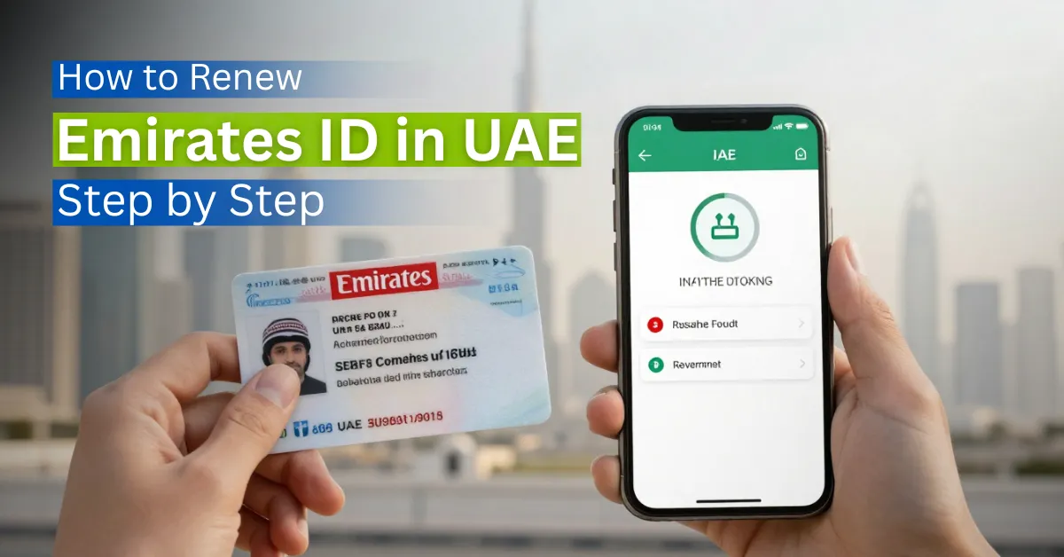 How to renew Emirates ID in UAE step by step for residents and citizens