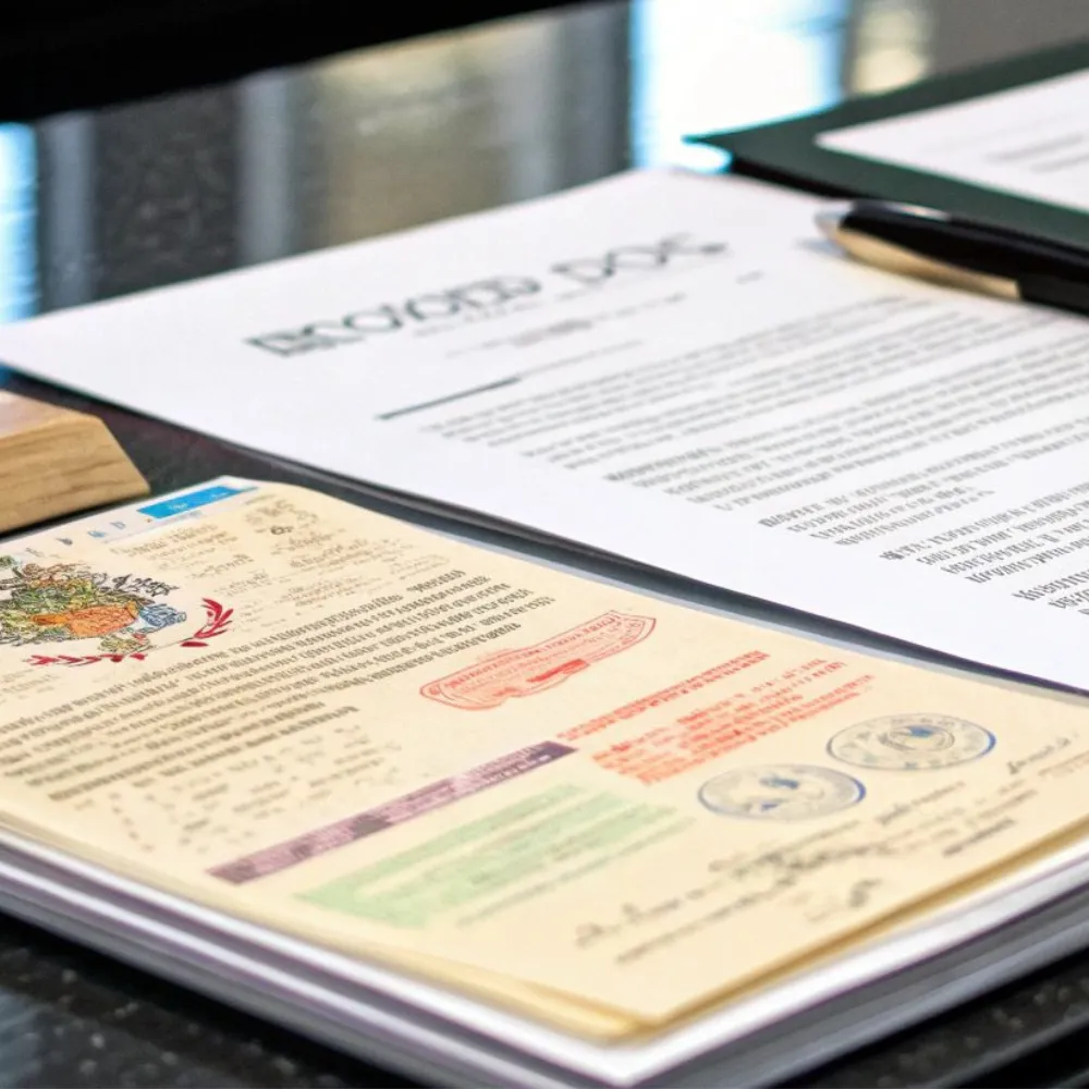 Required documents prepared for Abu Dhabi trade license renewal.