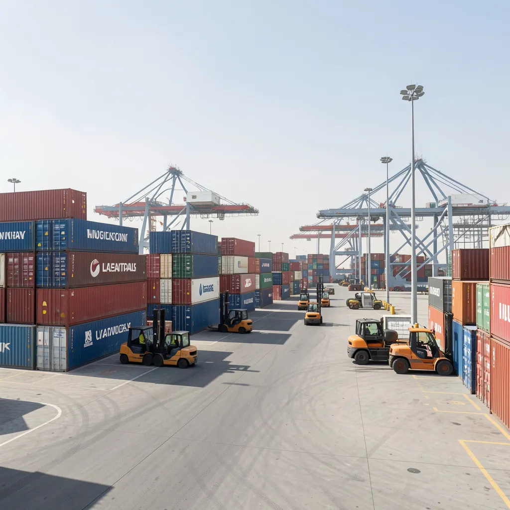 Modern logistics and trade operations in the UAE, representing fast-growing e-commerce and supply chain industries in 2026.