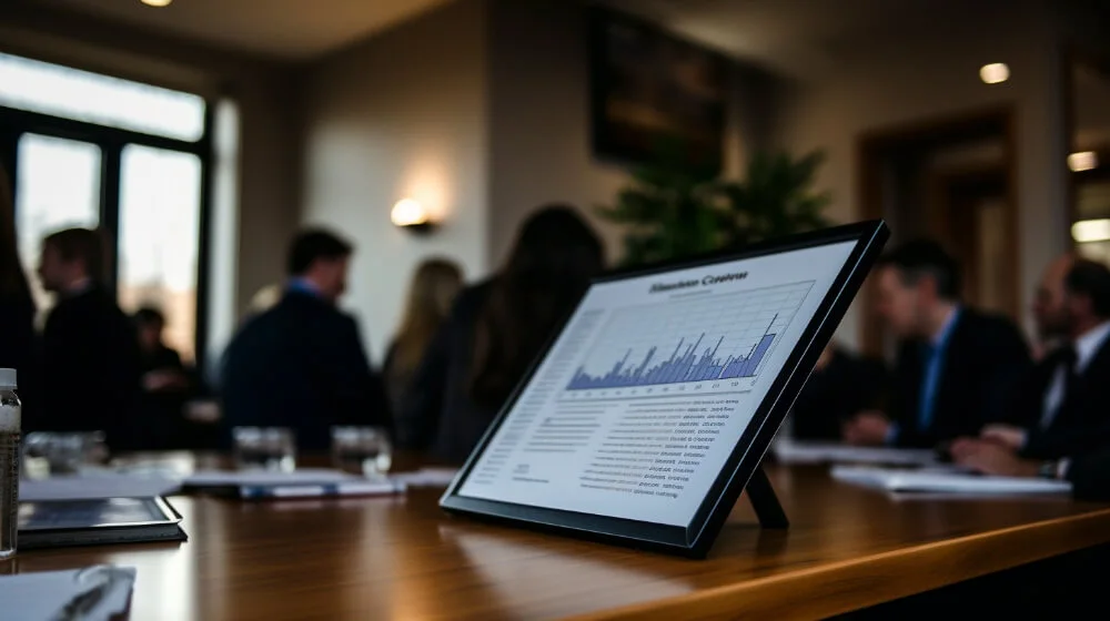 Financial compliance team reviewing PSP regulatory requirements in UAE office.