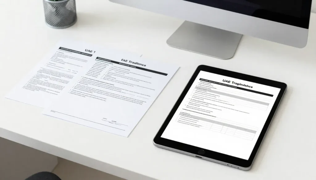 UAE trade license and VAT documents required for Amazon Business registration.