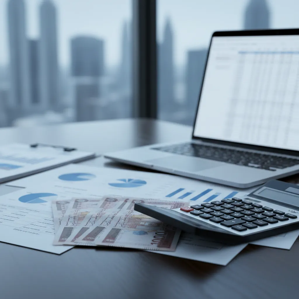 Financial planning and cost calculation for Ajman Free Zone business license.