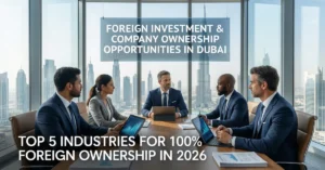 100% foreign ownership in Dubai international investors planning new business opportunities in UAE