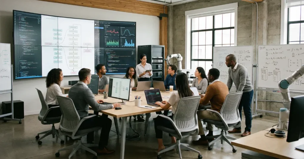 AI Startup in Dubai engineers and data scientists building artificial intelligence technology systems