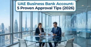 Business Bank Account UAE 2026 corporate banking approval process with professional advisor