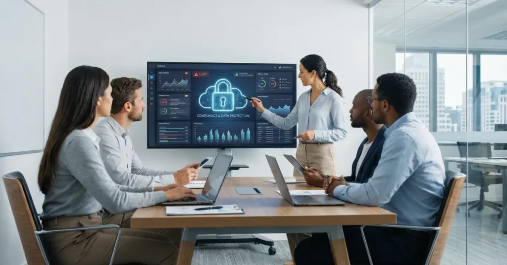 Cloud Service in UAE data protection compliance and cybersecurity management in modern business environment