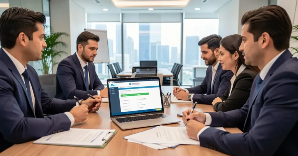 Business owners establishing a company after choosing Freelance Vs Trade License in UAE