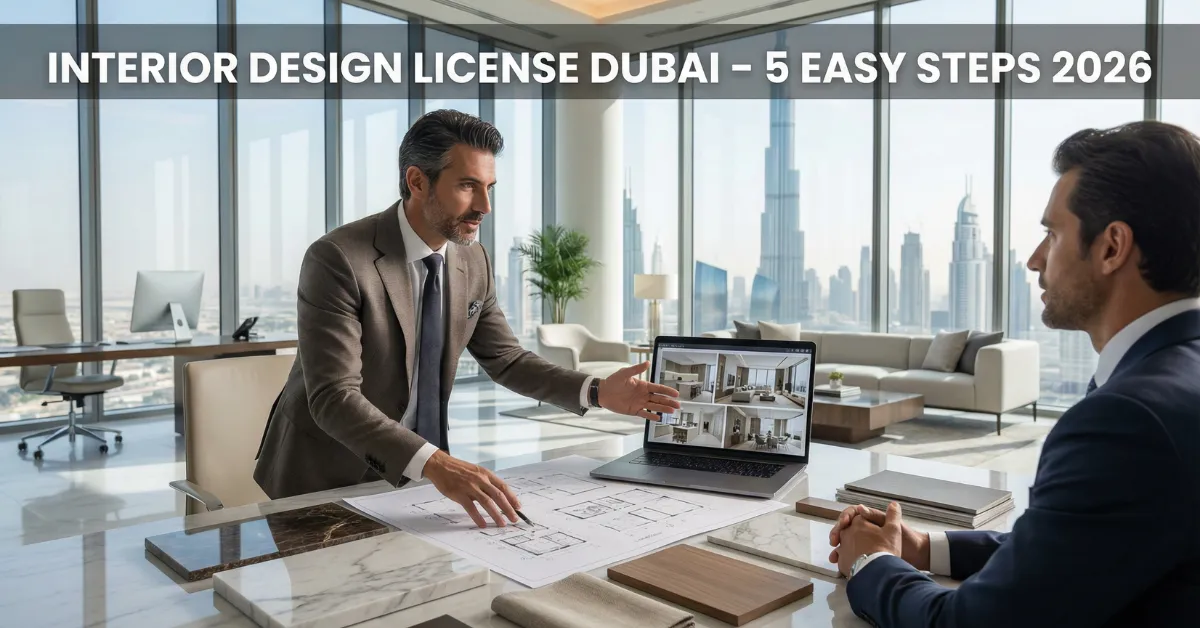 Interior Design License Dubai – 5 Easy Steps 2026