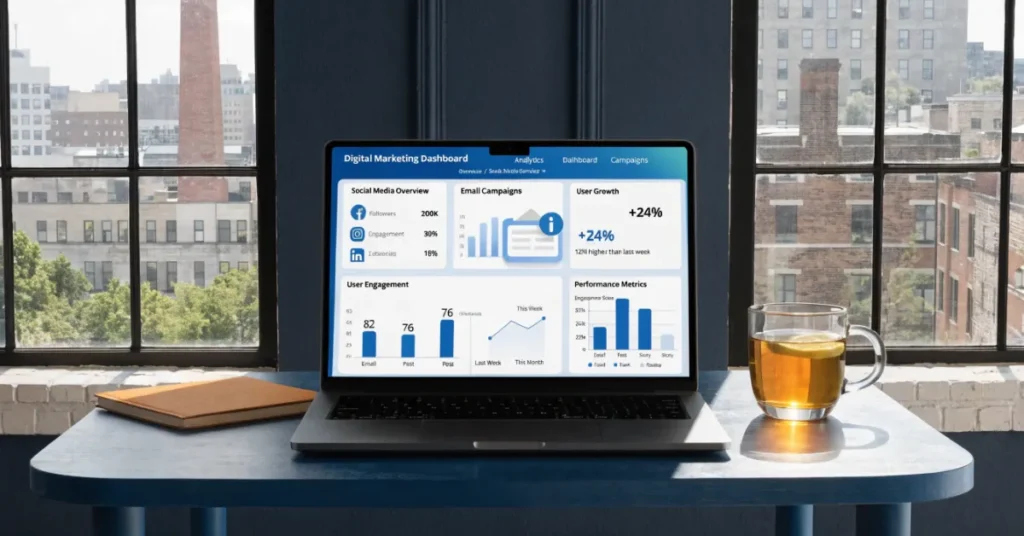 Online Education Business growth strategy with marketing analytics and digital tools