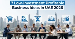 Profitable Business Ideas in UAE 2026 for entrepreneurs starting low-investment startups