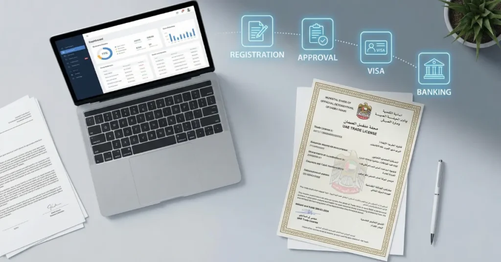 Step by step process to register a Software Company in Dubai with license and documentation