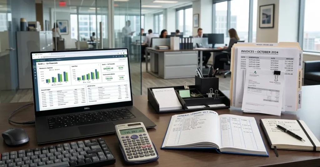 UAE Corporate Tax financial record keeping and compliance documents for business accounting