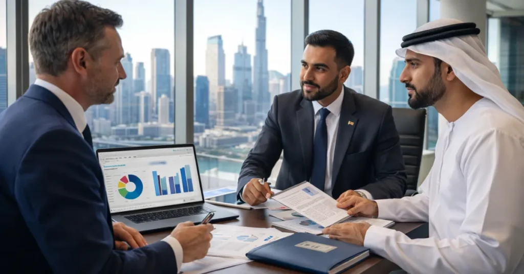 Corporate banking process for UAE Holding Company after company registration