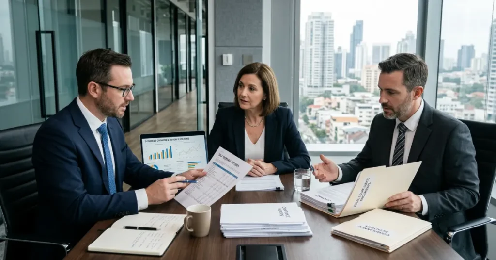 Business Advisers helping with legal compliance and financial planning in 2026