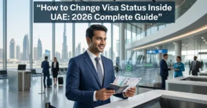 Change Visa Status process in UAE for residents and professionals in 2026