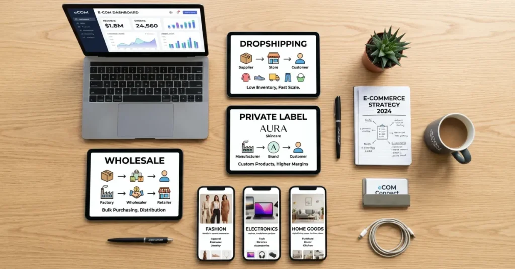 Types of E-commerce Business Setup licenses in Dubai Mainland for online stores