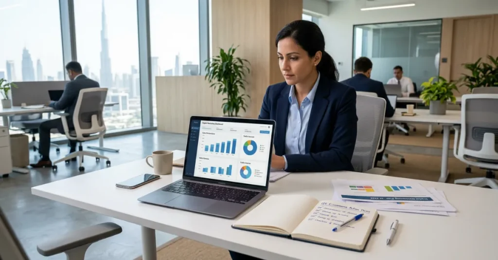 E-commerce Business in Dubai setup process with online business planning and digital strategy