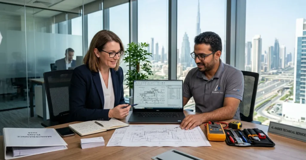 Electrical Maintenance Firm setup process with business planning and technical documentation