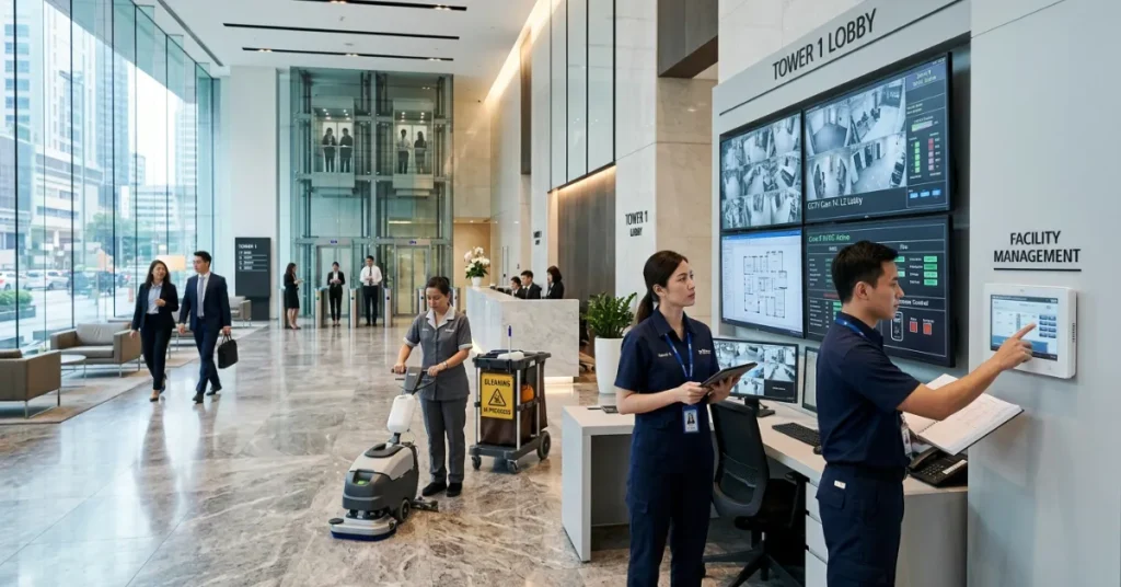 Facility Management License services for cleaning maintenance and commercial contracts in UAE