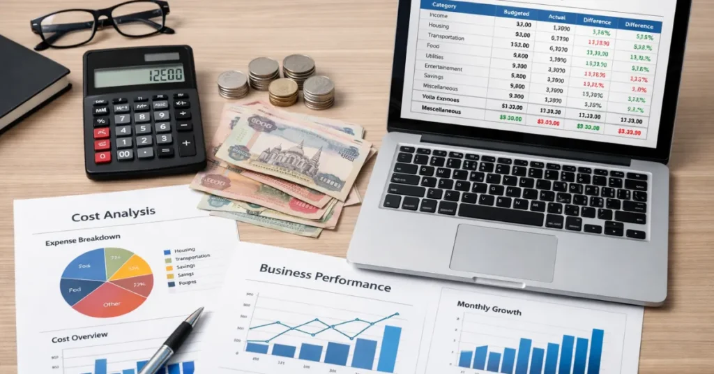 Franchise in Dubai cost breakdown with financial planning and investment analysis