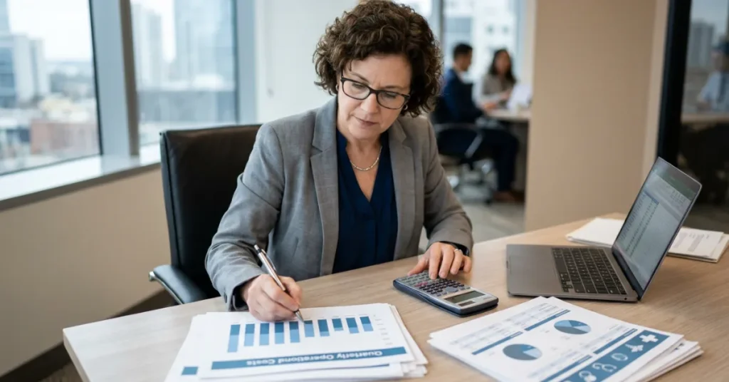 Healthcare Business in Dubai cost planning with financial documents and analysis