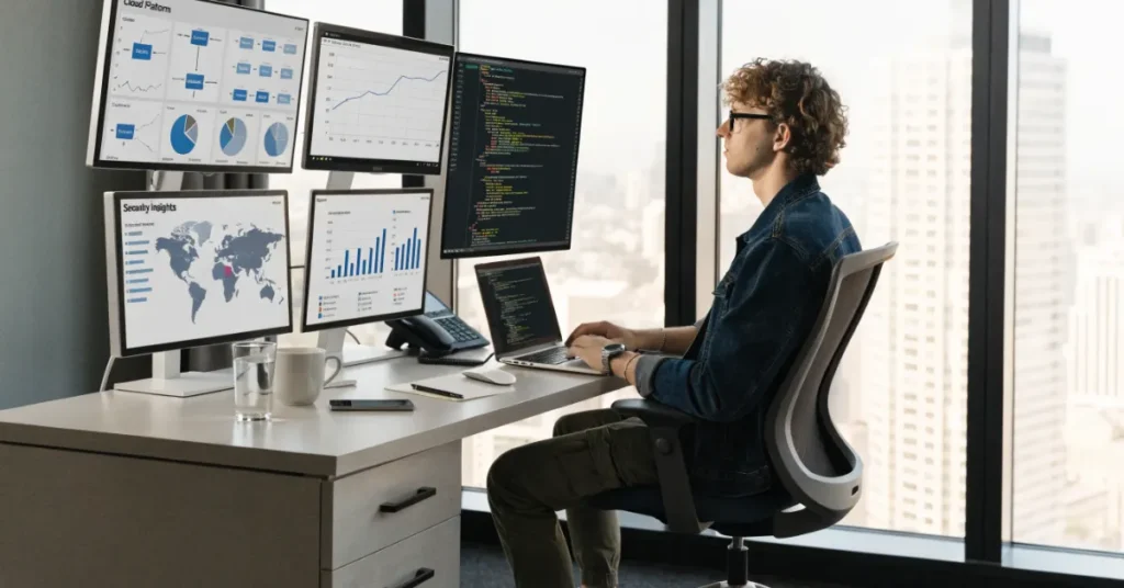 IT Consultancy Setup services including cloud computing cybersecurity and data analytics in Dubai