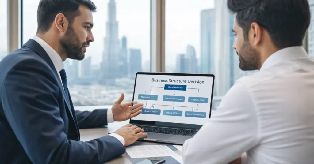 Choosing the right Legal Structures for UAE business setup with expert consultation