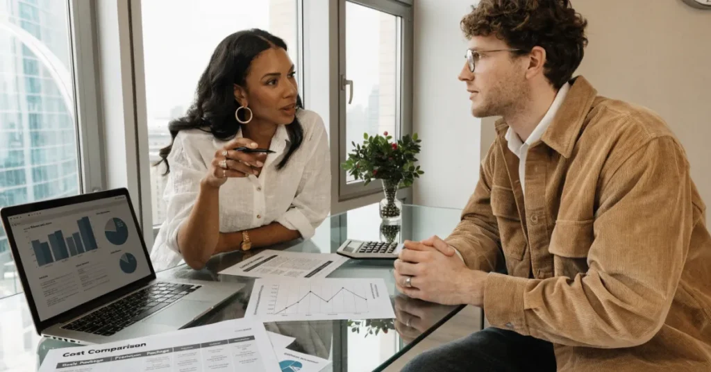 Mainland vs. Free Zone cost comparison image for Dubai business setup decision making