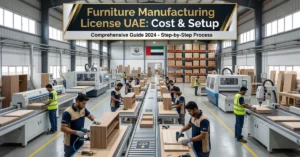 Manufacturing License UAE furniture factory setup with modern machines and production line