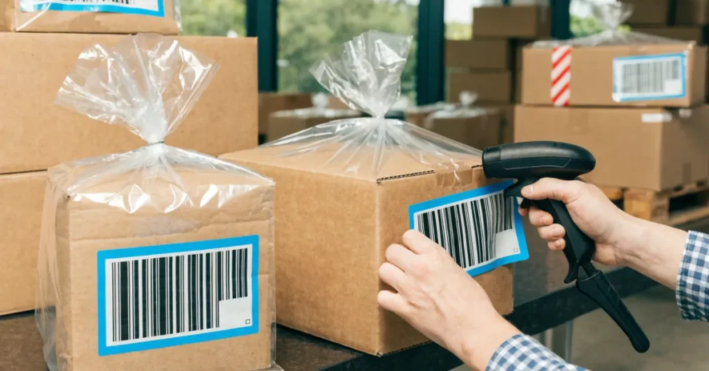 Packaging License UAE product labeling and packaging process in organized workstation