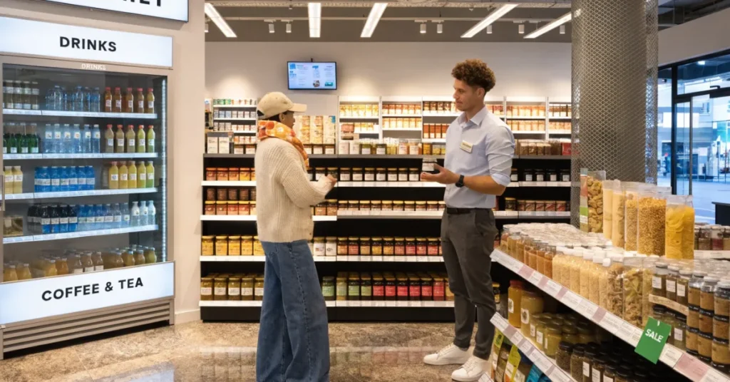 Retail Business License UAE showing retail store operations, customer shopping experience, and business opportunities in UAE