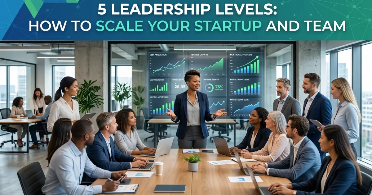 5 Leadership Levels: How to Scale Your Startup and Team