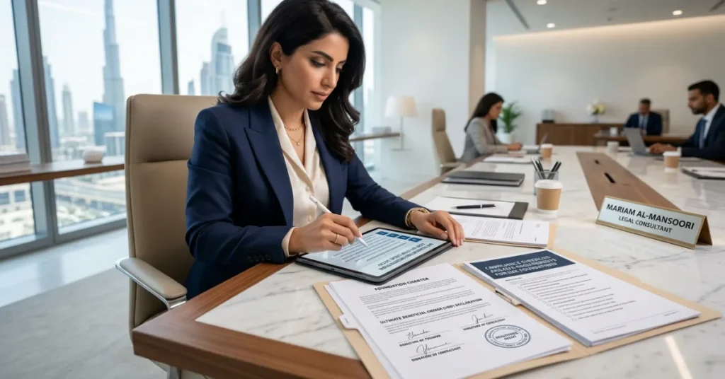 Step-by-step process to Set Up a UAE Foundation with legal registration documents and compliance checklist in UAE