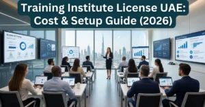 Training Institute License in UAE – modern classroom training environment in Dubai