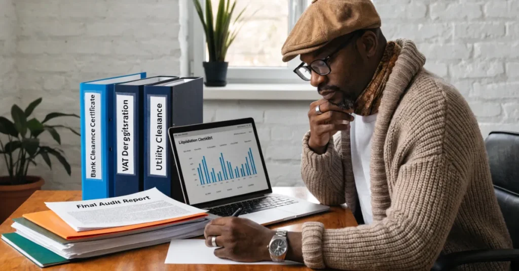 UAE Business Liquidation – final audit report, debt clearance and company deregistration process in UAE