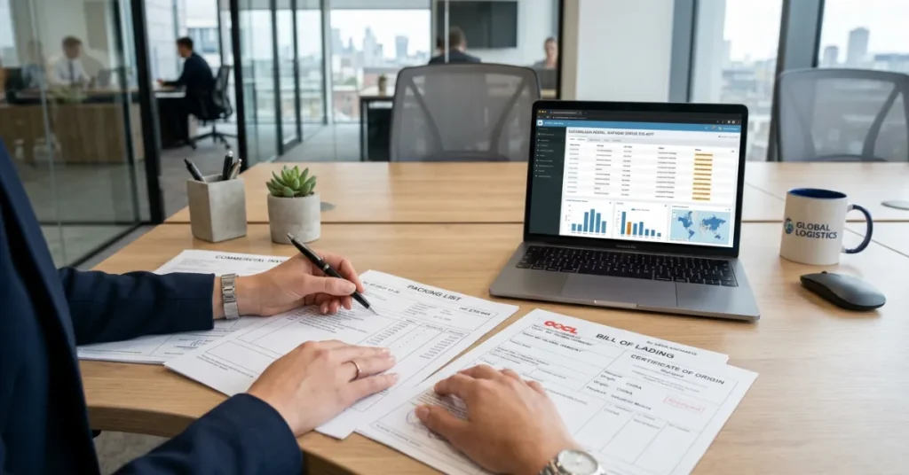 UAE Import Export documents list including invoice, packing list and certificate of origin