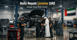 Auto Repair License UAE for professional automotive workshop and garage business setup